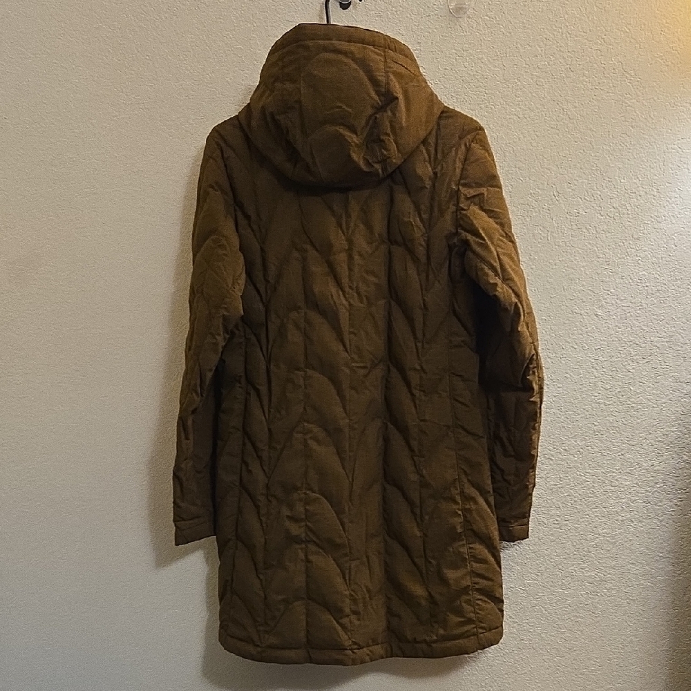 Outdoor Research Hooded Long Puffer Jacket - Tech Brown - Medium - Picture 12 of 16
